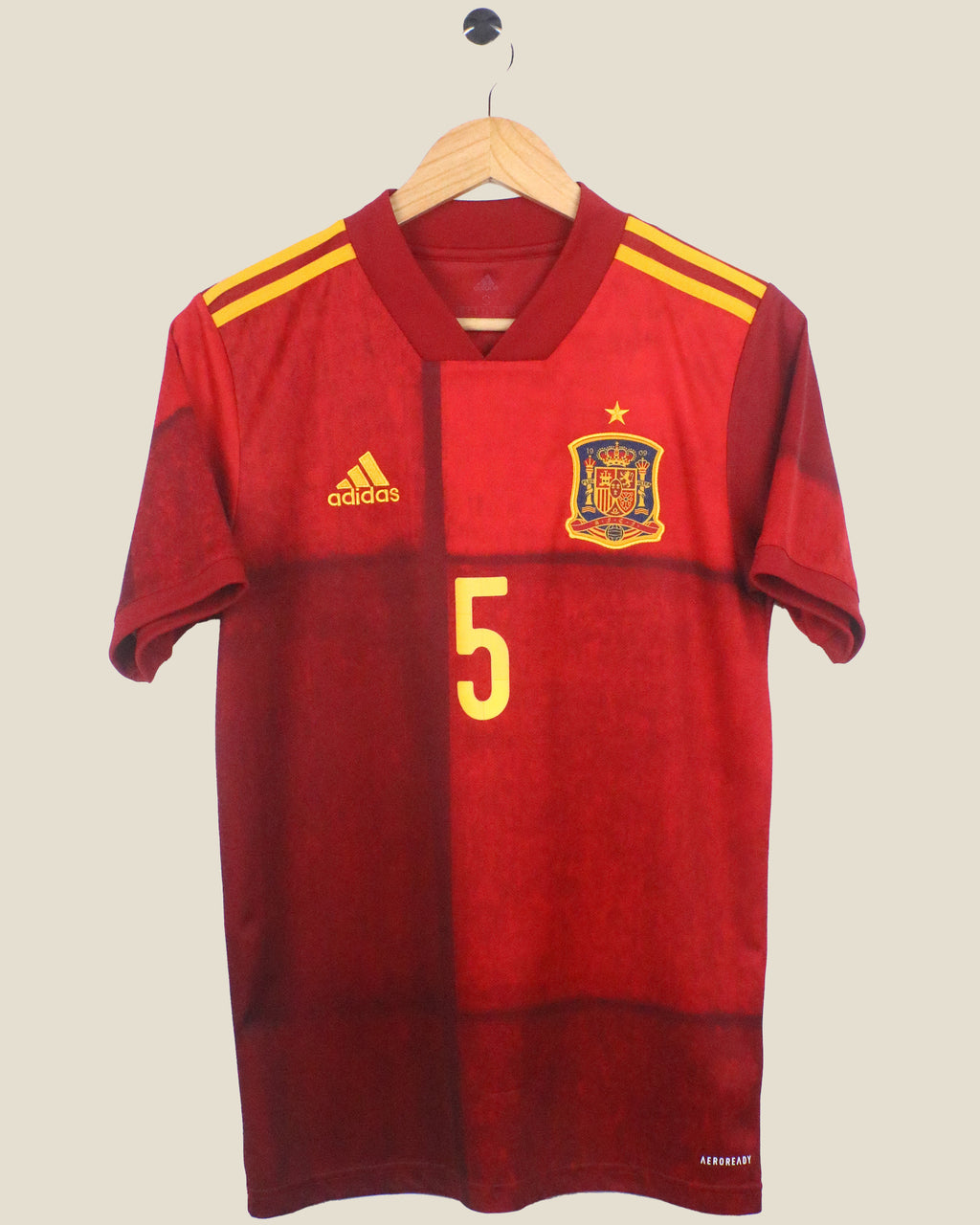 SPAIN 2020 BUSQUETS #5 HOME (S) ADIDAS