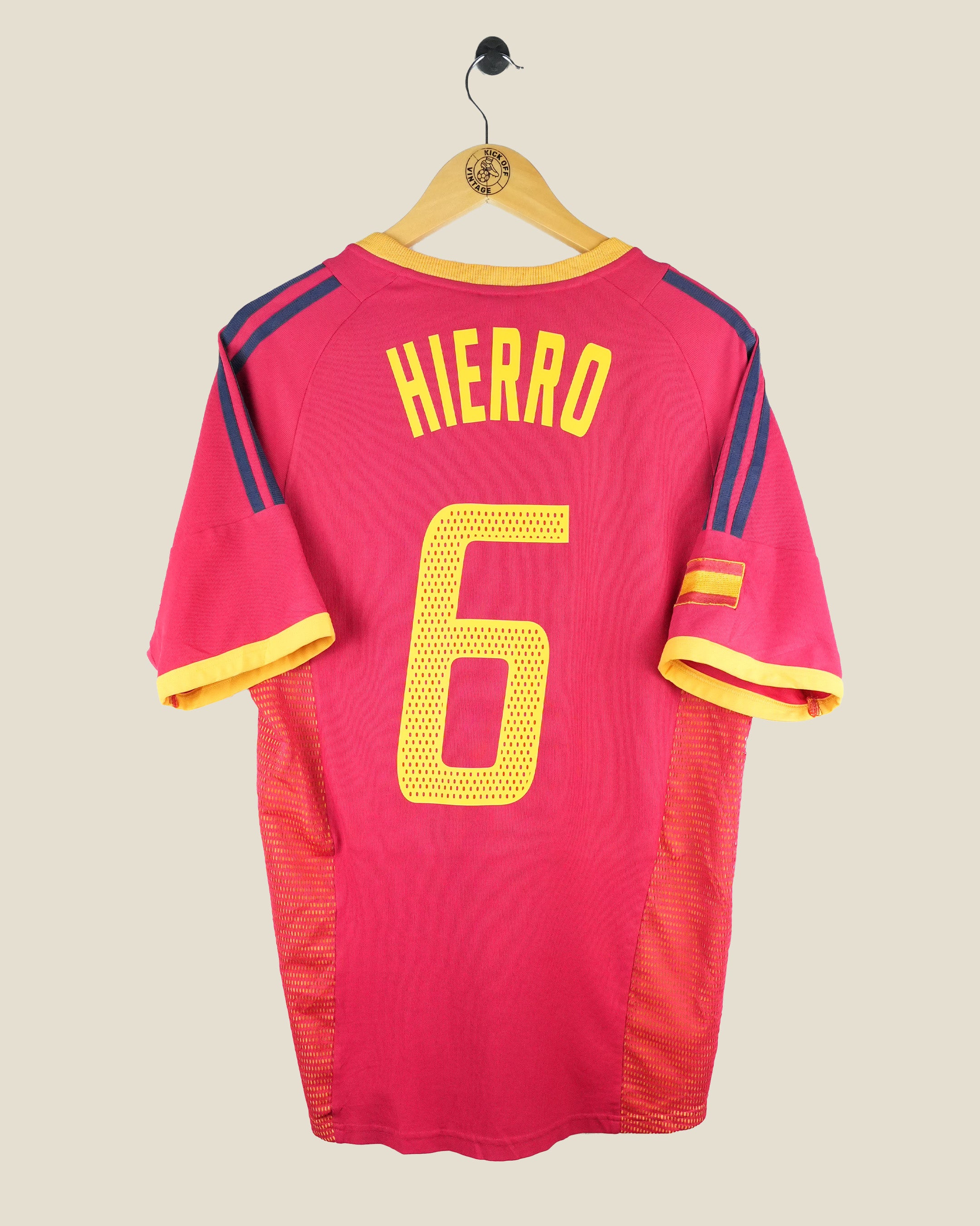 SPAIN 2002 HIERRO HOME SHIRT (S) ADIDAS