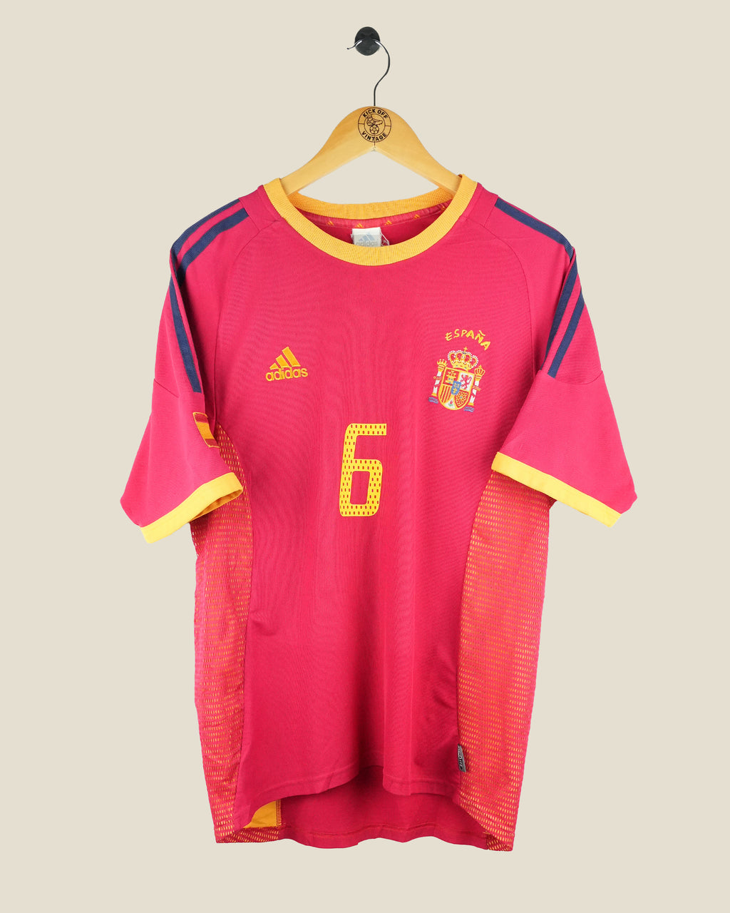 SPAIN 2002 HIERRO HOME SHIRT (S) ADIDAS