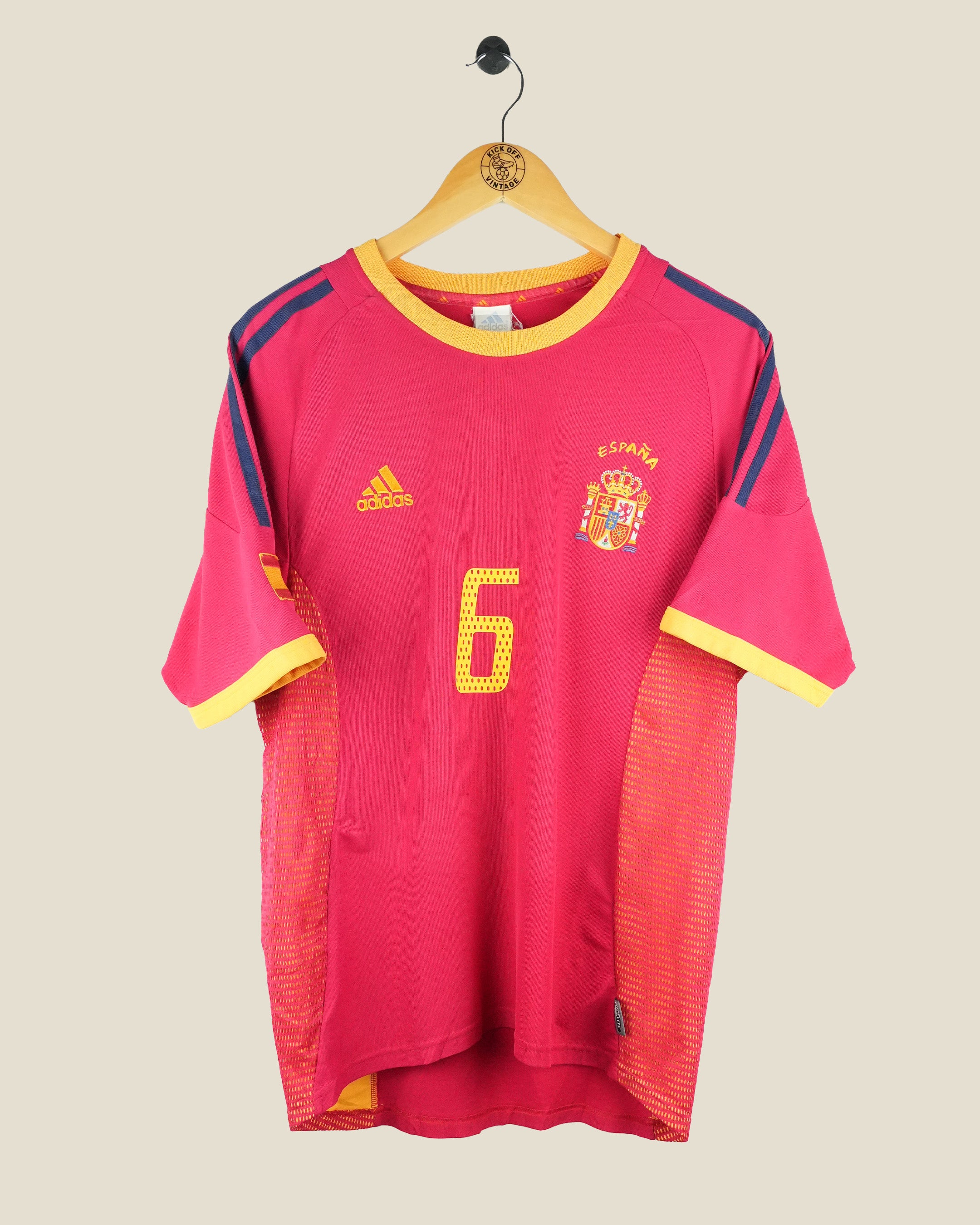 SPAIN 2002 HIERRO HOME SHIRT (S) ADIDAS