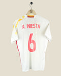 SPAIN 2016 INIESTA AWAY SHIRT (S) ADIDAS