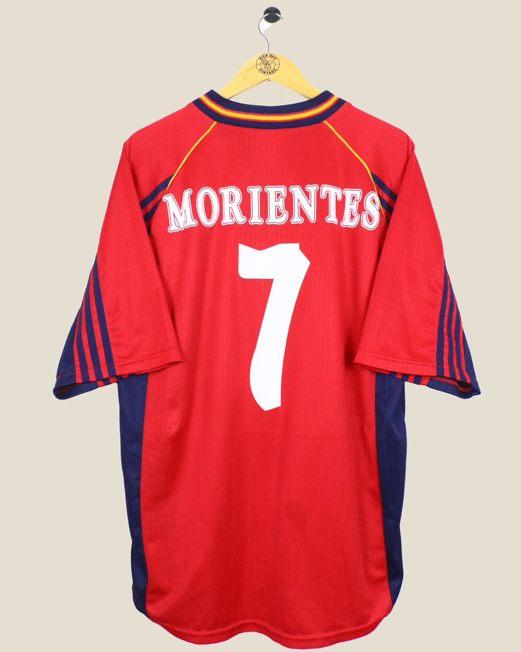 SPAIN 1998 MORIENTES HOME (L) ADIDAS