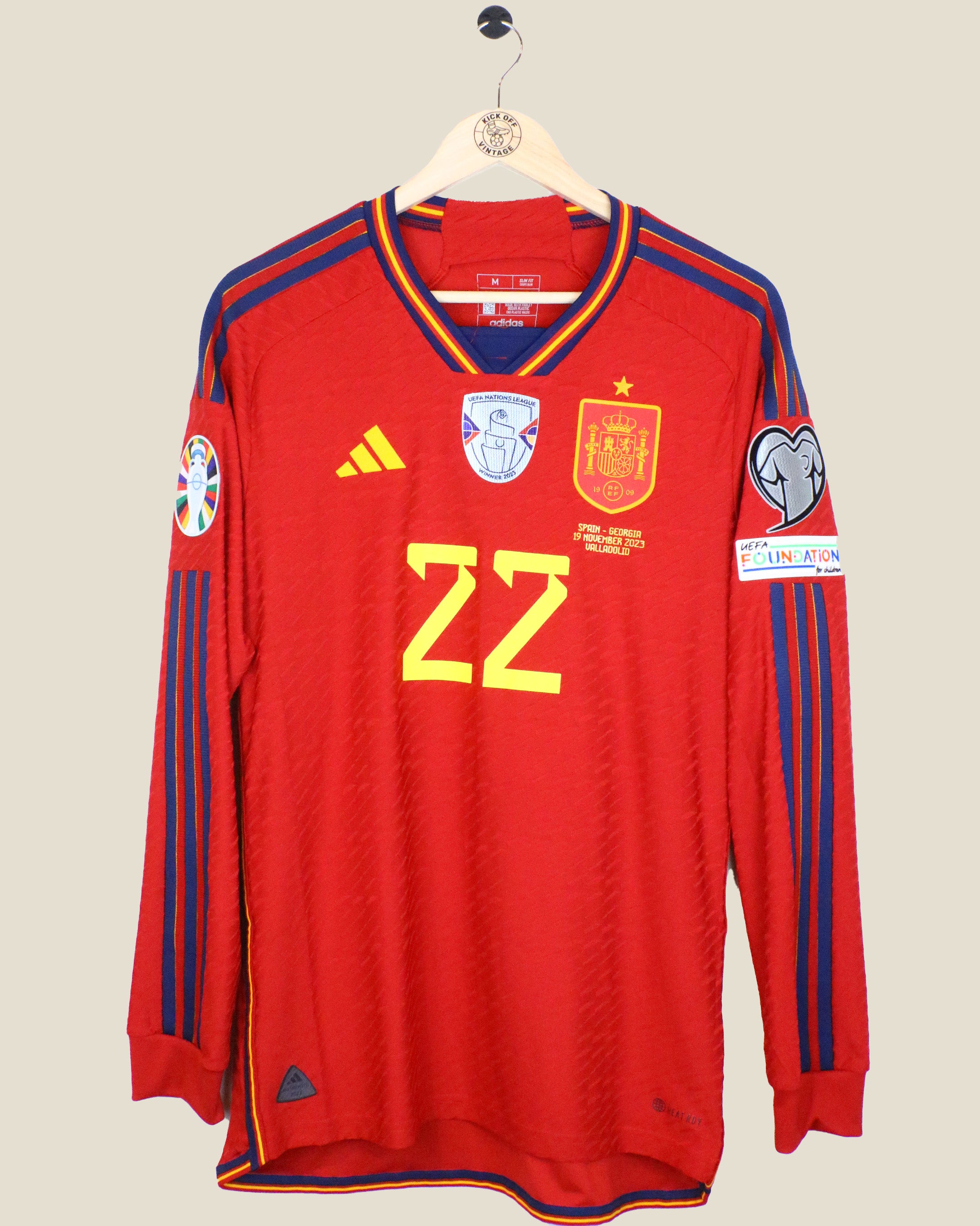 SPAIN 2024 NAVAS UEL HOME L/S PLAYER VERSION *BNWT* (M) ADIDAS