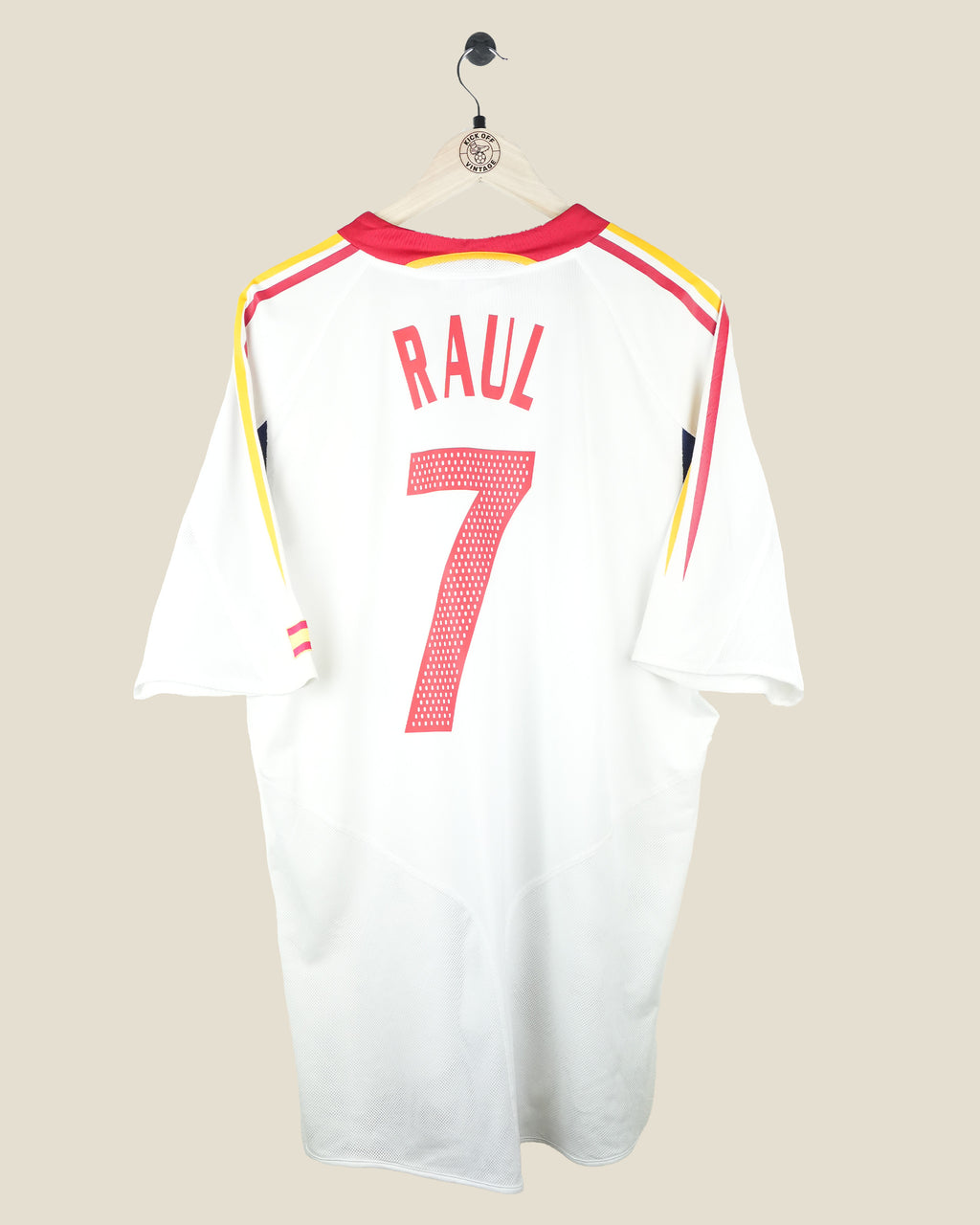 SPAIN 2004 RAUL AWAY SHIRT (XL) ADIDAS