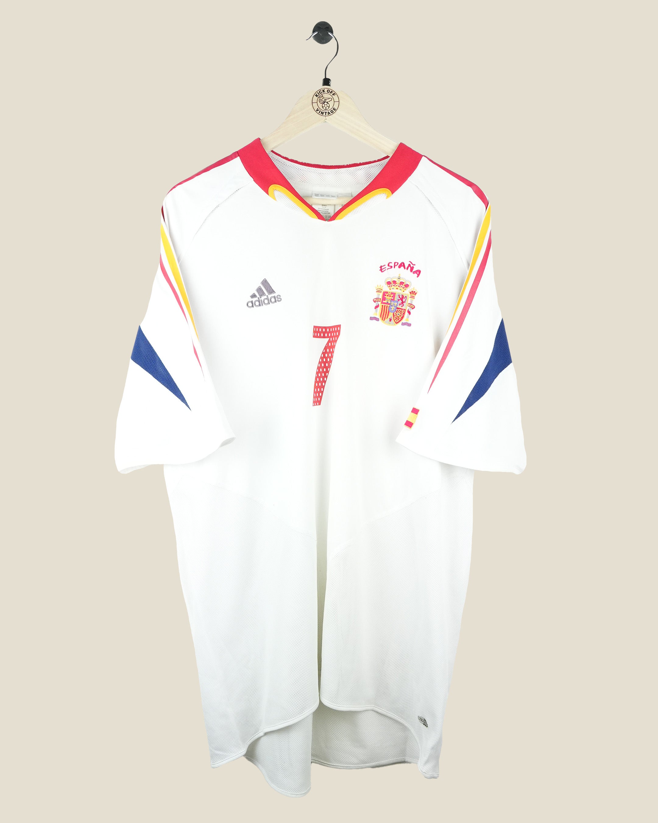 SPAIN 2004 RAUL AWAY SHIRT (XL) ADIDAS