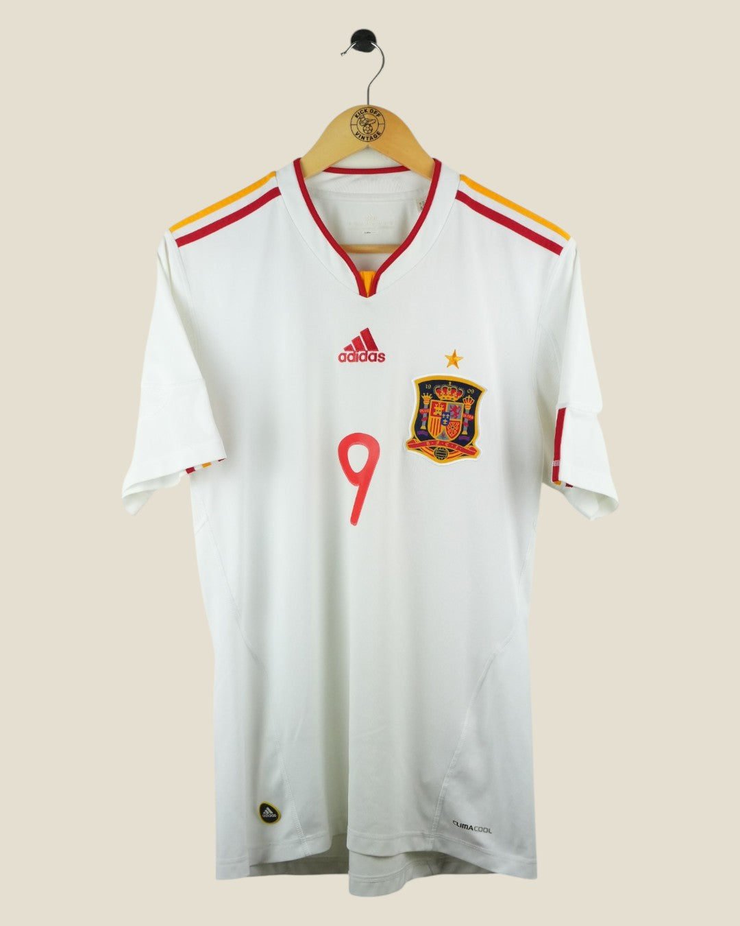 SPAIN 2011 TORRES AWAY SHIRT (M) ADIDAS