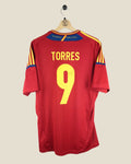 SPAIN 2012 TORRES HOME SHIRT (L) ADIDAS