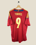 SPAIN 2012 TORRES HOME SHIRT (L) ADIDAS