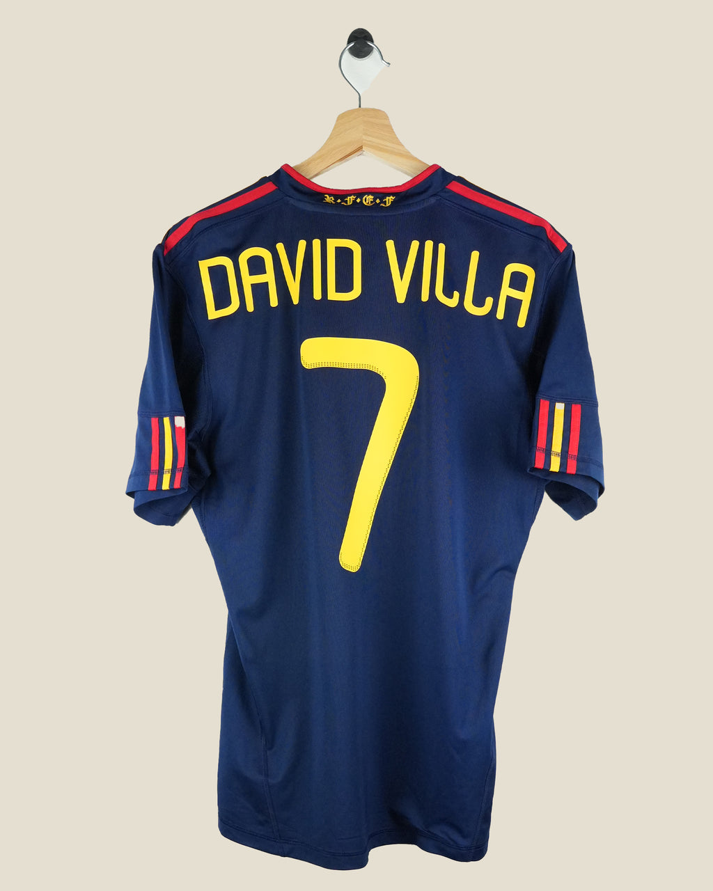 SPAIN 2010 DAVID VILLA AWAY SHIRT WC FINAL (M) ADIDAS