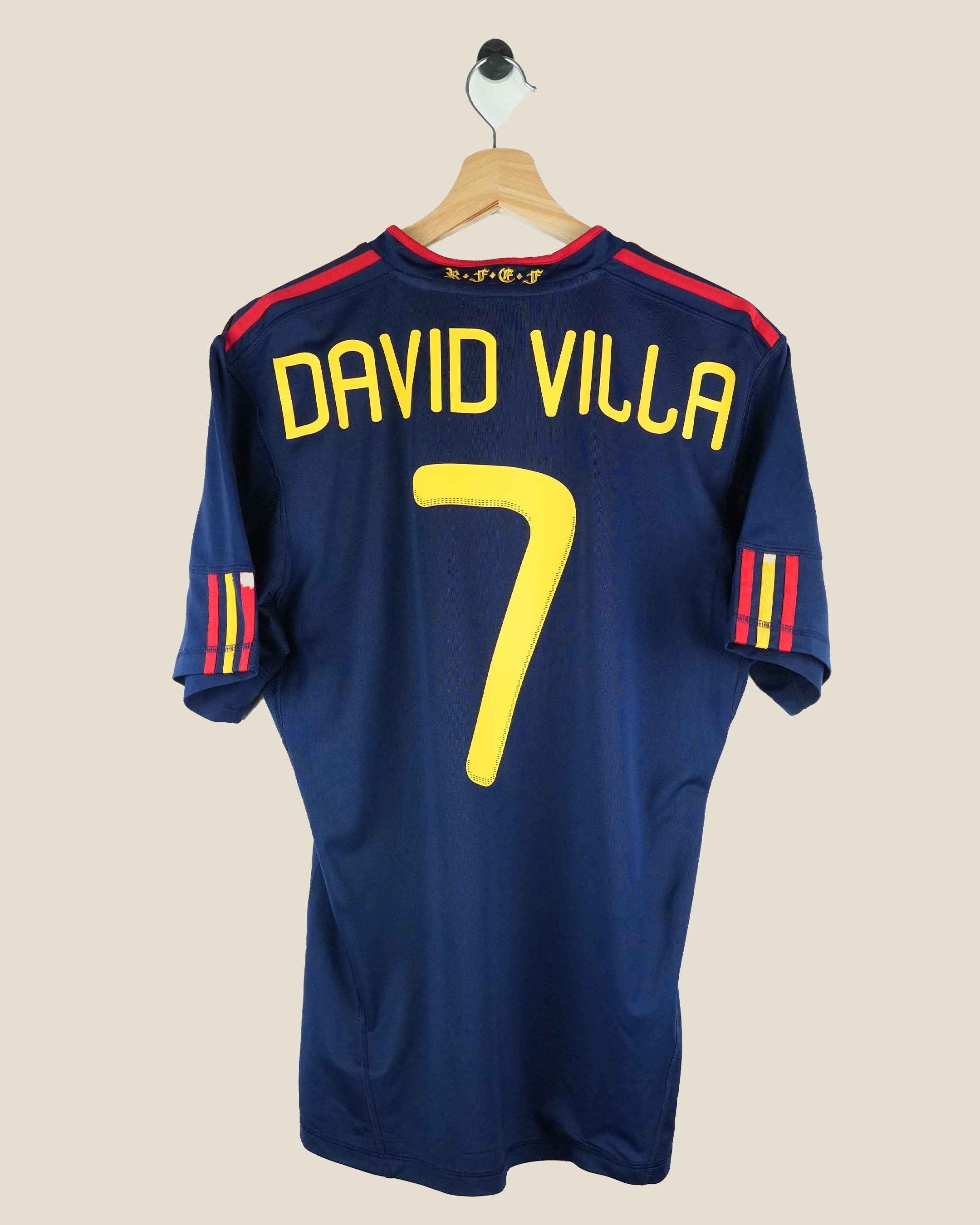 SPAIN 2010 DAVID VILLA AWAY SHIRT WC FINAL (M) ADIDAS