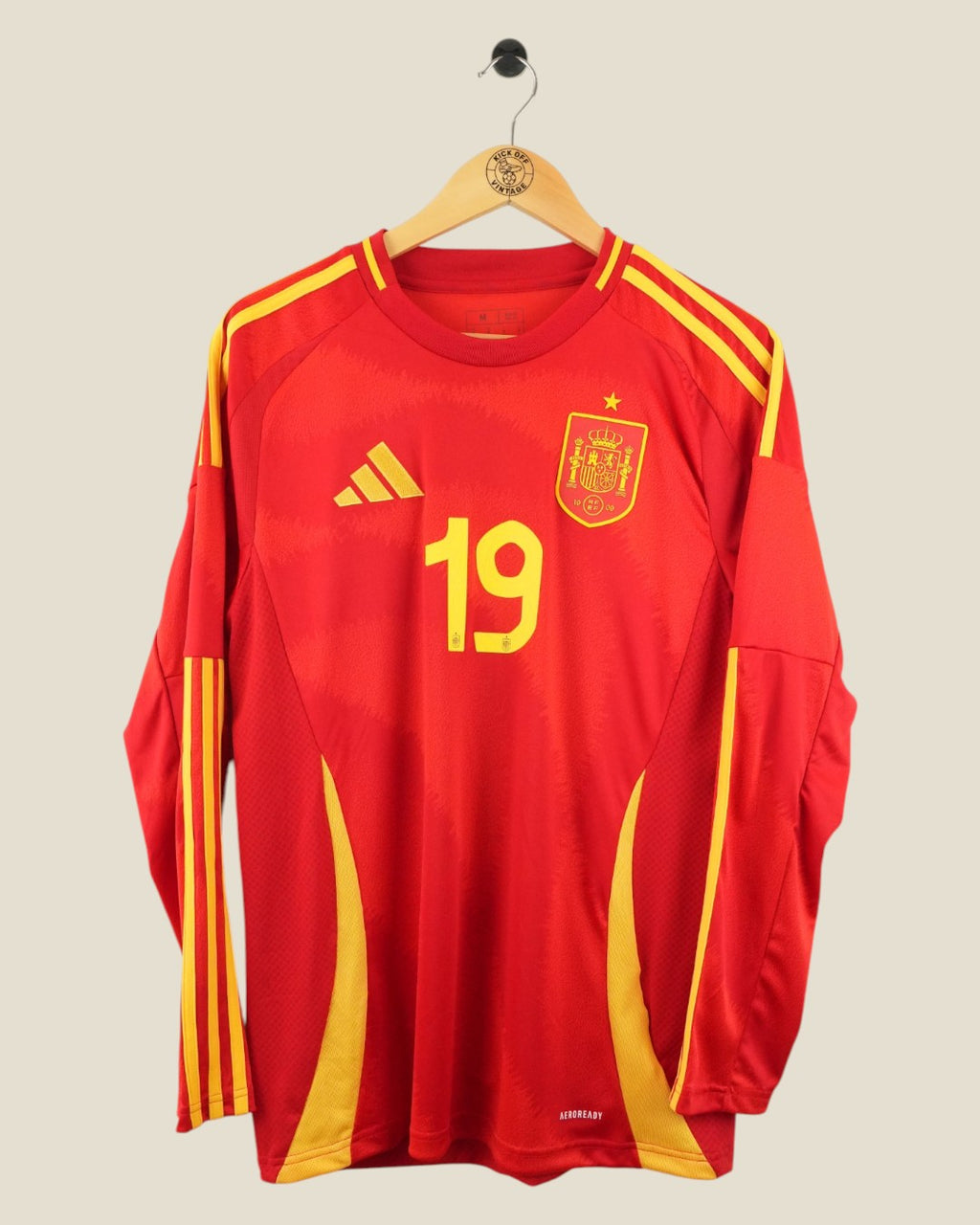 SPAIN 2023/24 YAMAL HOME L/S SHIRT (M) ADIDAS