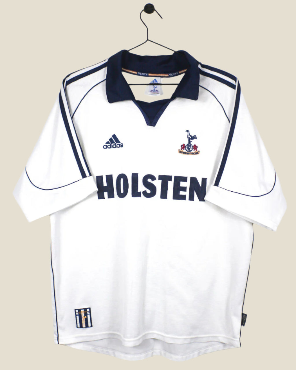 TOTTENHAM HOTSPUR 1999/01 GINOLA #14 HOME SHIRT (L) ADIDAS