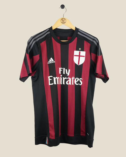 AC MILAN 2015/16 DE JONG HOME SHIRT (M) ADIDAS