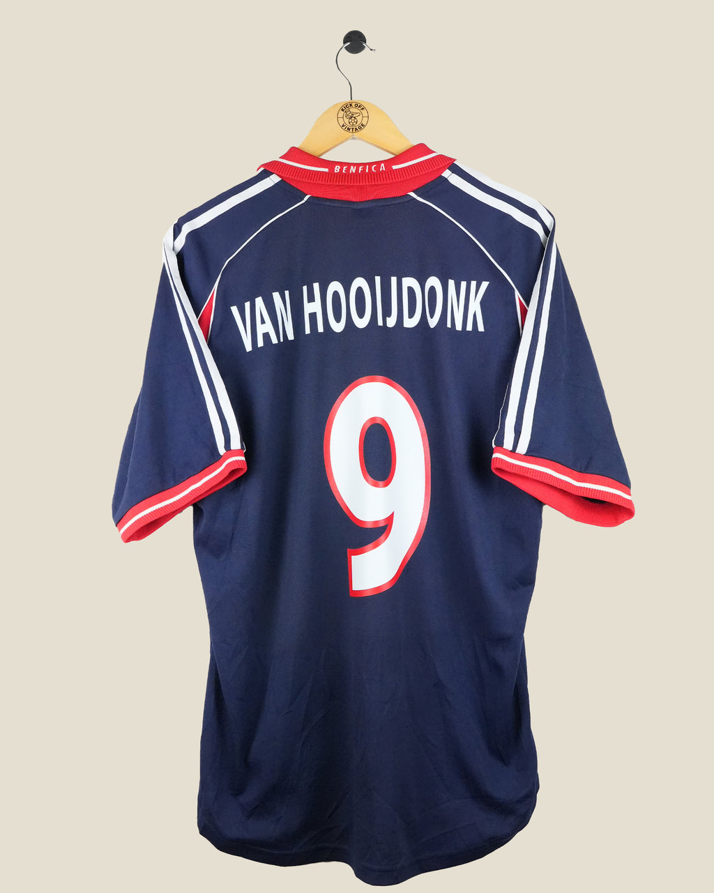 BENFICA 2000/01 VAN HOOIJDONK THIRD SHIRT (L) ADIDAS