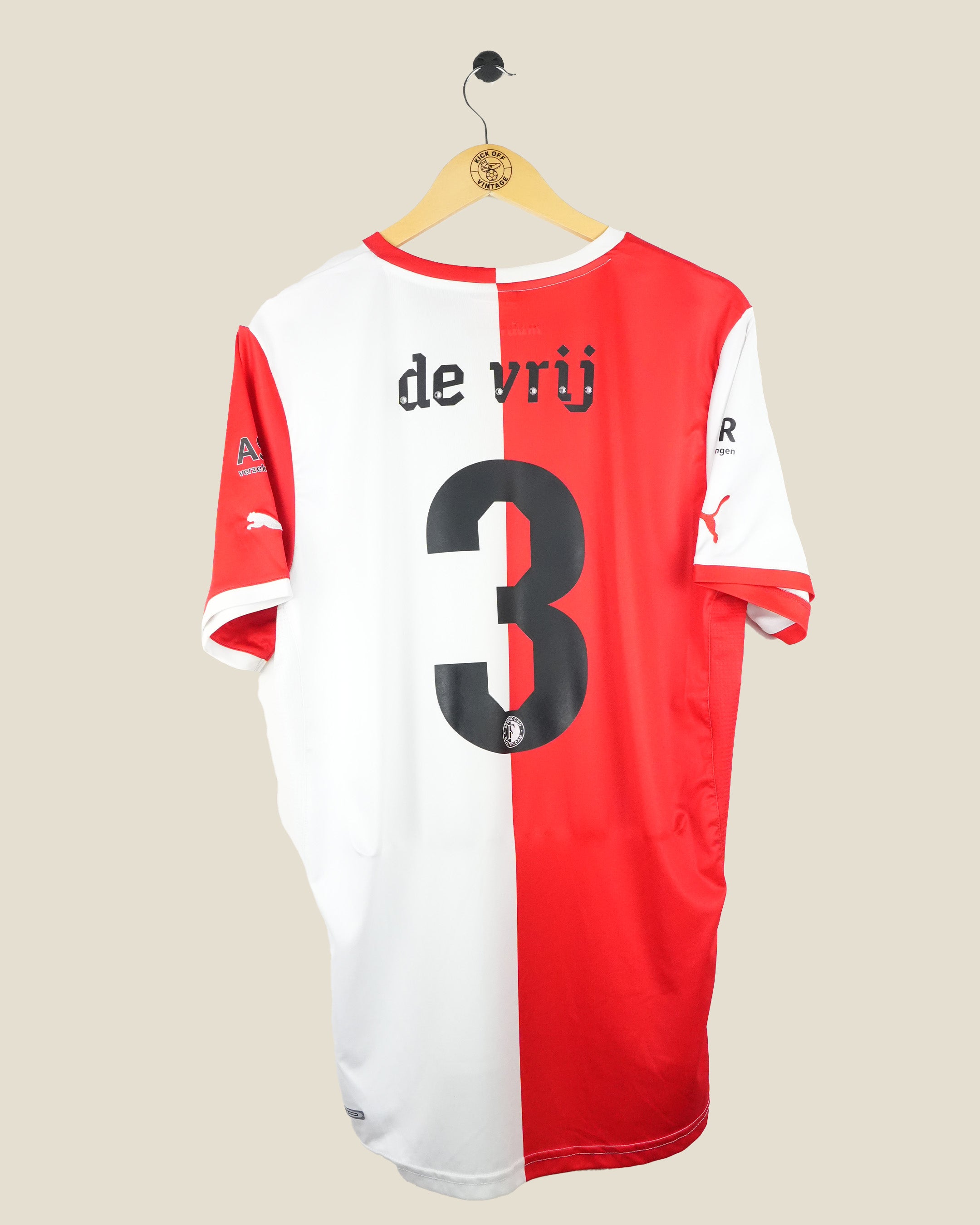 FEYENOORD 2011/12 DE VRIJ HOME SHIRT (L) PUMA