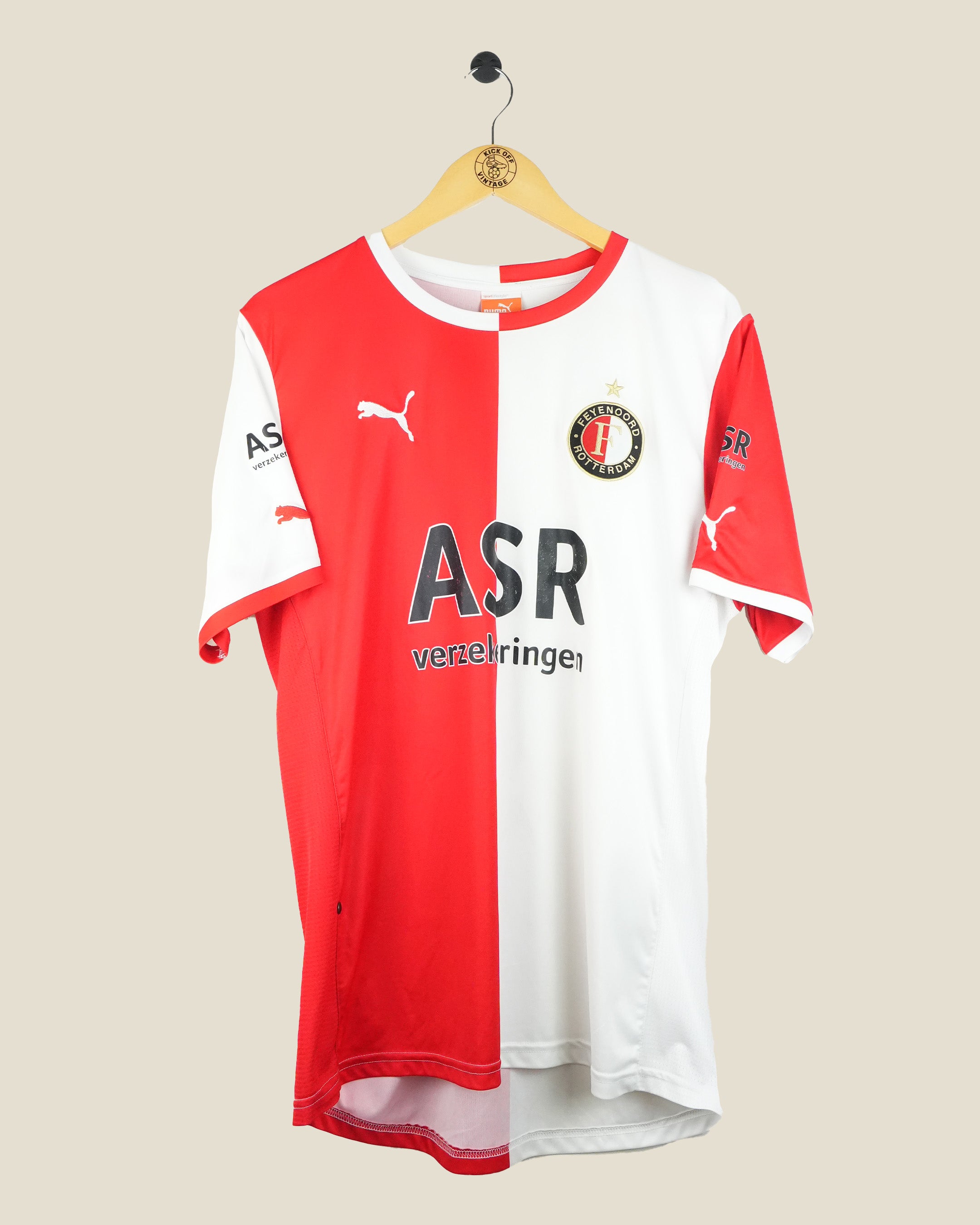 FEYENOORD 2011/12 DE VRIJ HOME SHIRT (L) PUMA