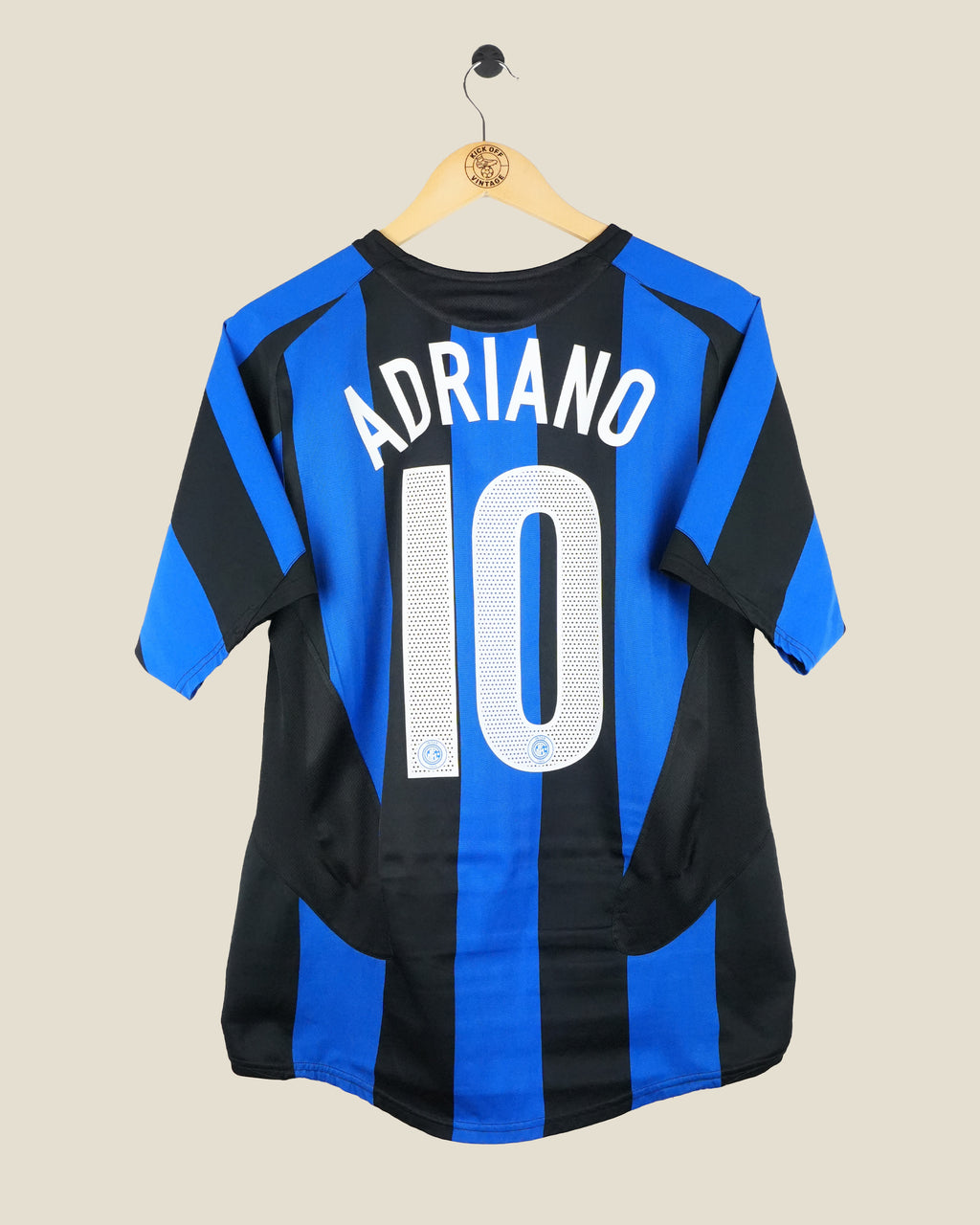 INTER MILAN 2004/05 ADRIANO HOME SHIRT (S) NIKE