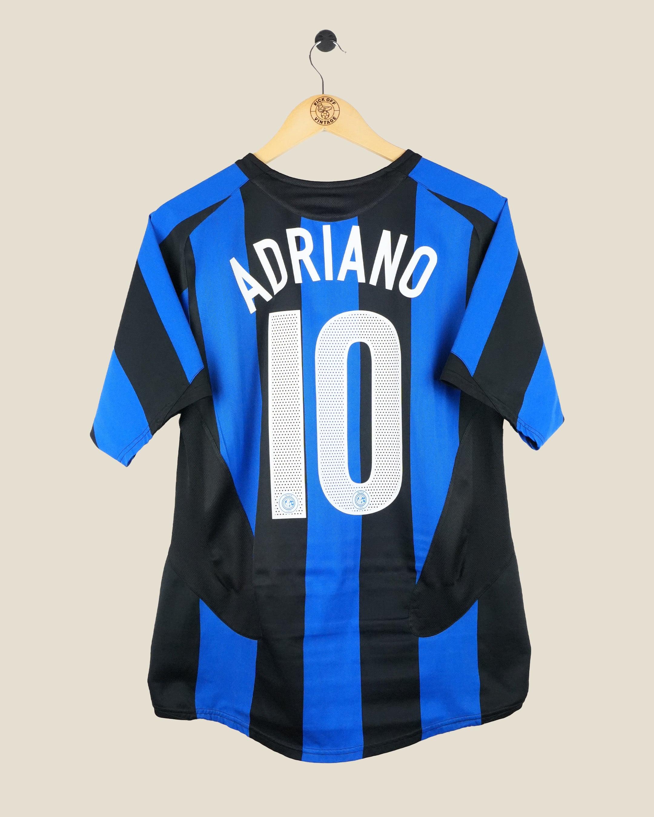 INTER MILAN 2004/05 ADRIANO HOME SHIRT (S) NIKE