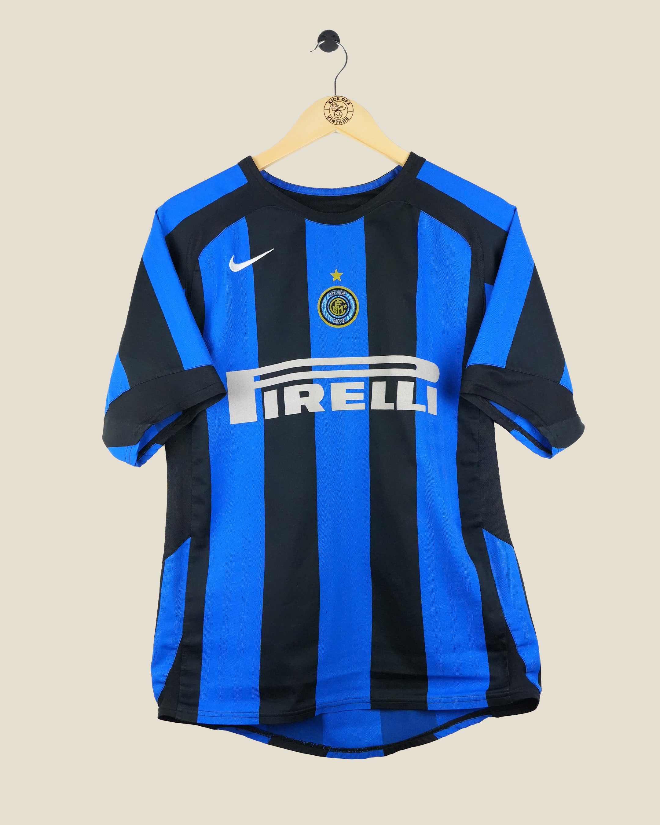 INTER MILAN 2004/05 ADRIANO HOME SHIRT (S) NIKE