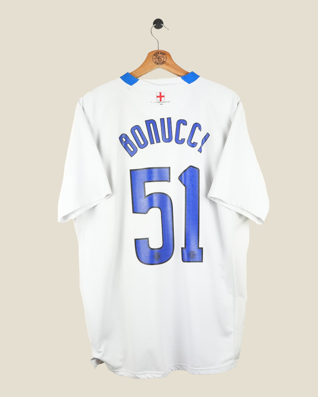 INTER MILAN 2006/07 BONUCCI AWAY SHIRT (XL) NIKE