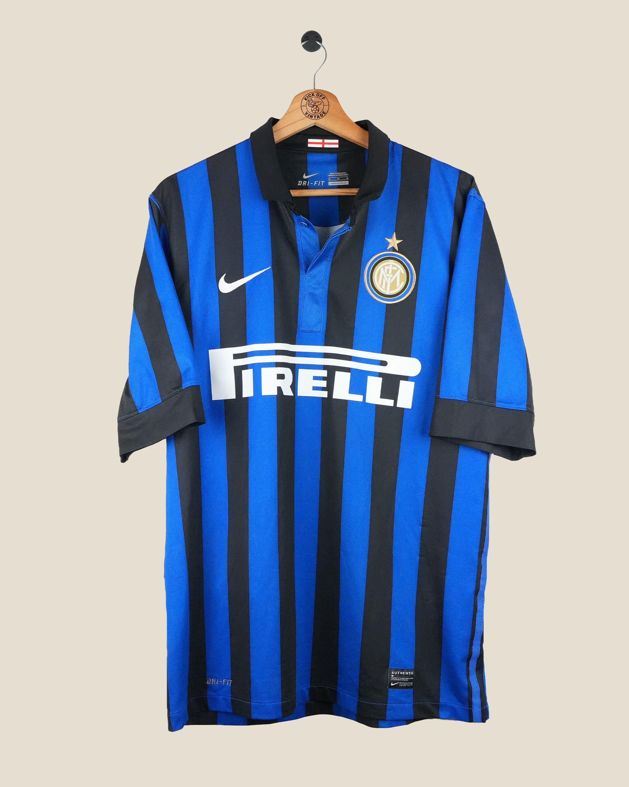 INTER MILAN 2011/12 COUTINHO HOME SHIRT (M) NIKE