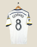 LA GALAXY 2018/20 GERRARD HOME SHIRT (M) ADIDAS