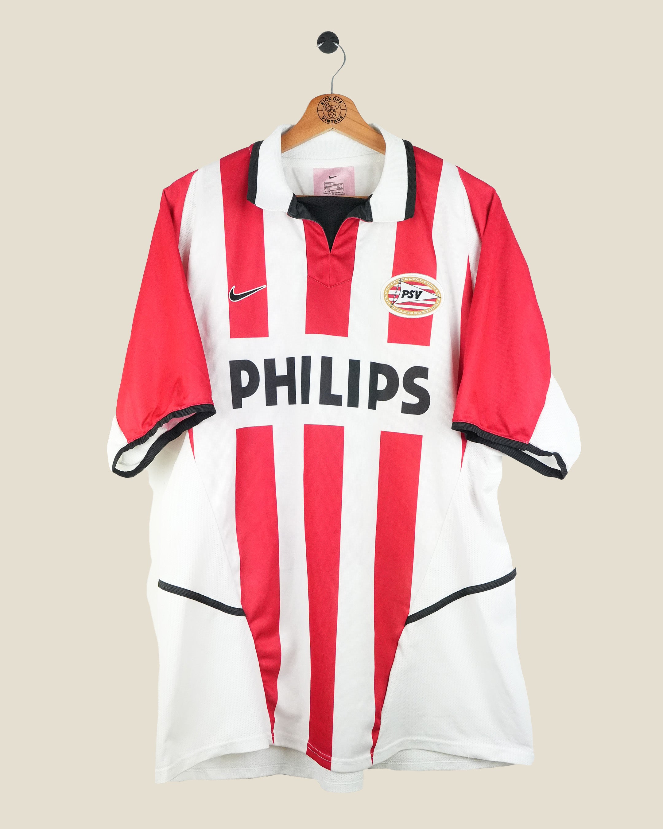 PSV 2002/04 ROBBEN HOME SHIRT (XL) NIKE