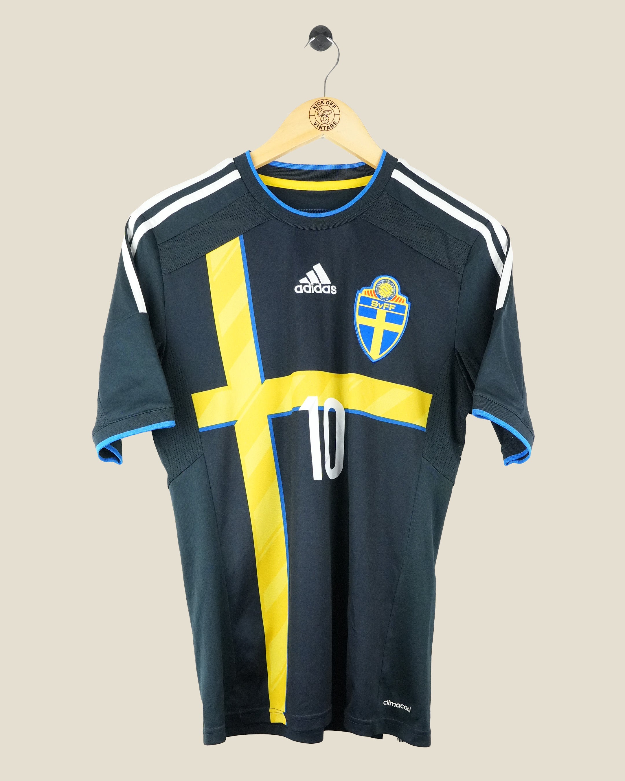 SWEDEN 2014 IBRAHIMOVIC AWAY SHIRT (S) ADIDAS