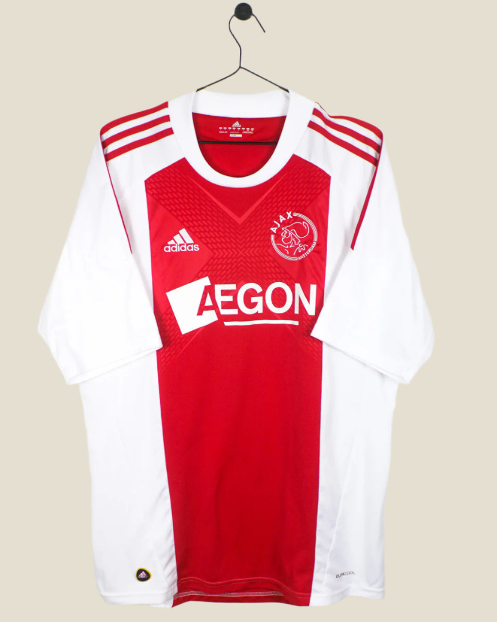 AJAX 2010/11 SUAREZ #16 HOME SHIRT (L) ADIDAS