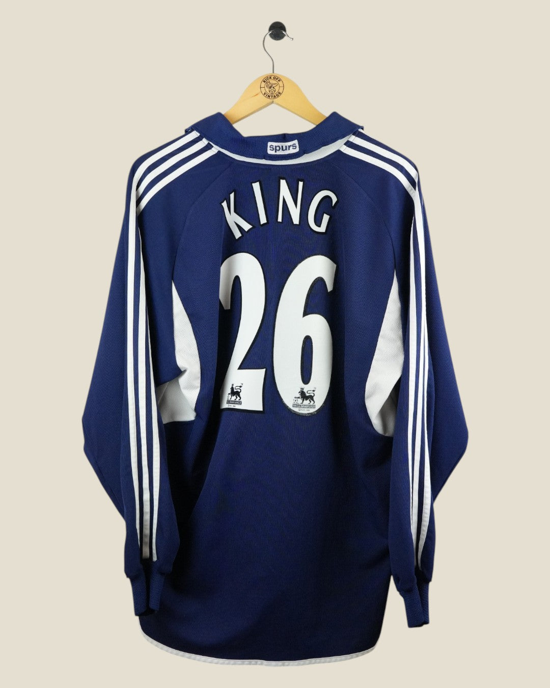TOTTENHAM HOTSPUR 2000/01 KING AWAY SHIRT L/S (XL) ADIDAS