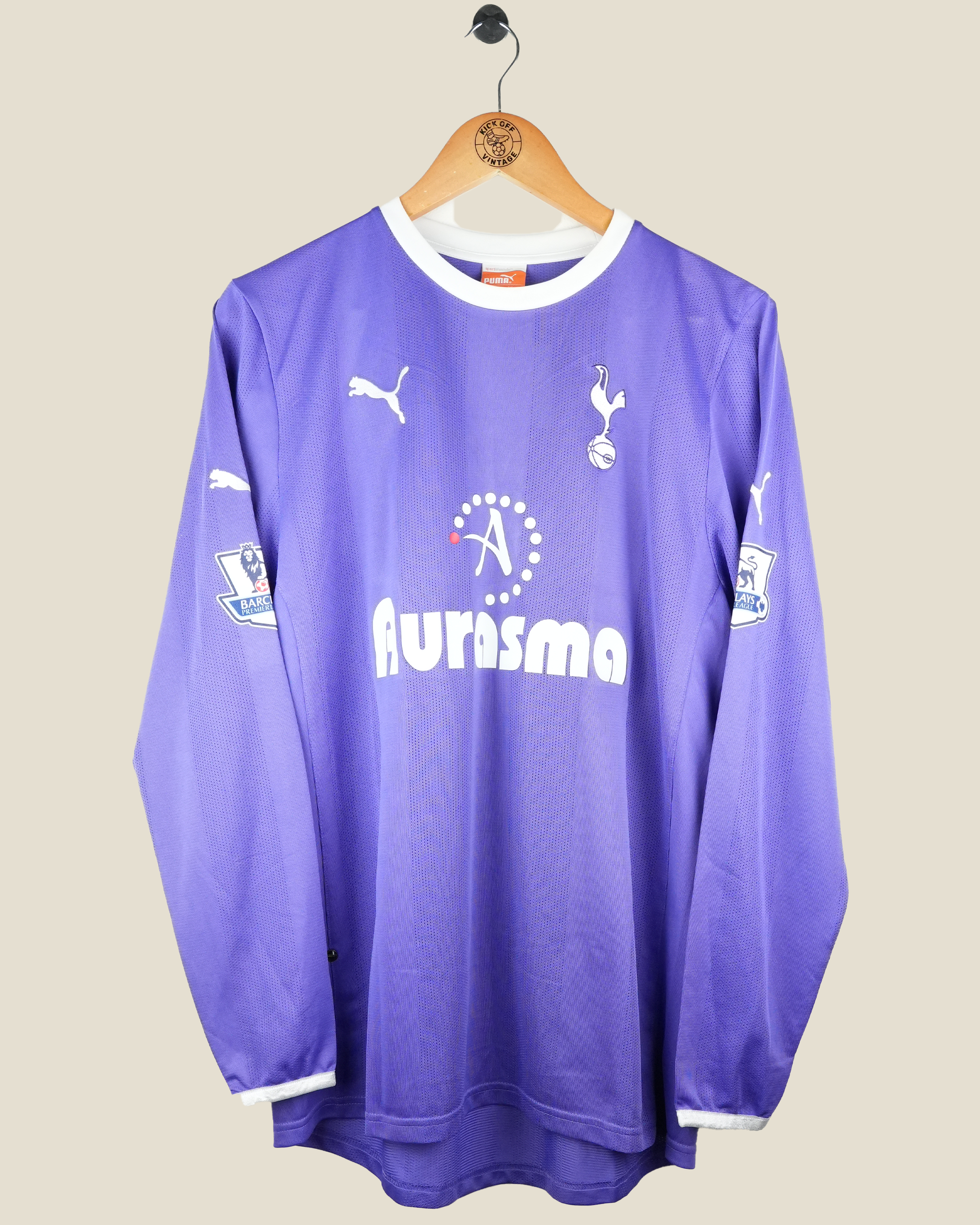 TOTTENHAM HOTSPUR 2011/12 MODRIC AWAY L/S SHIRT BNWT (M) PUMA