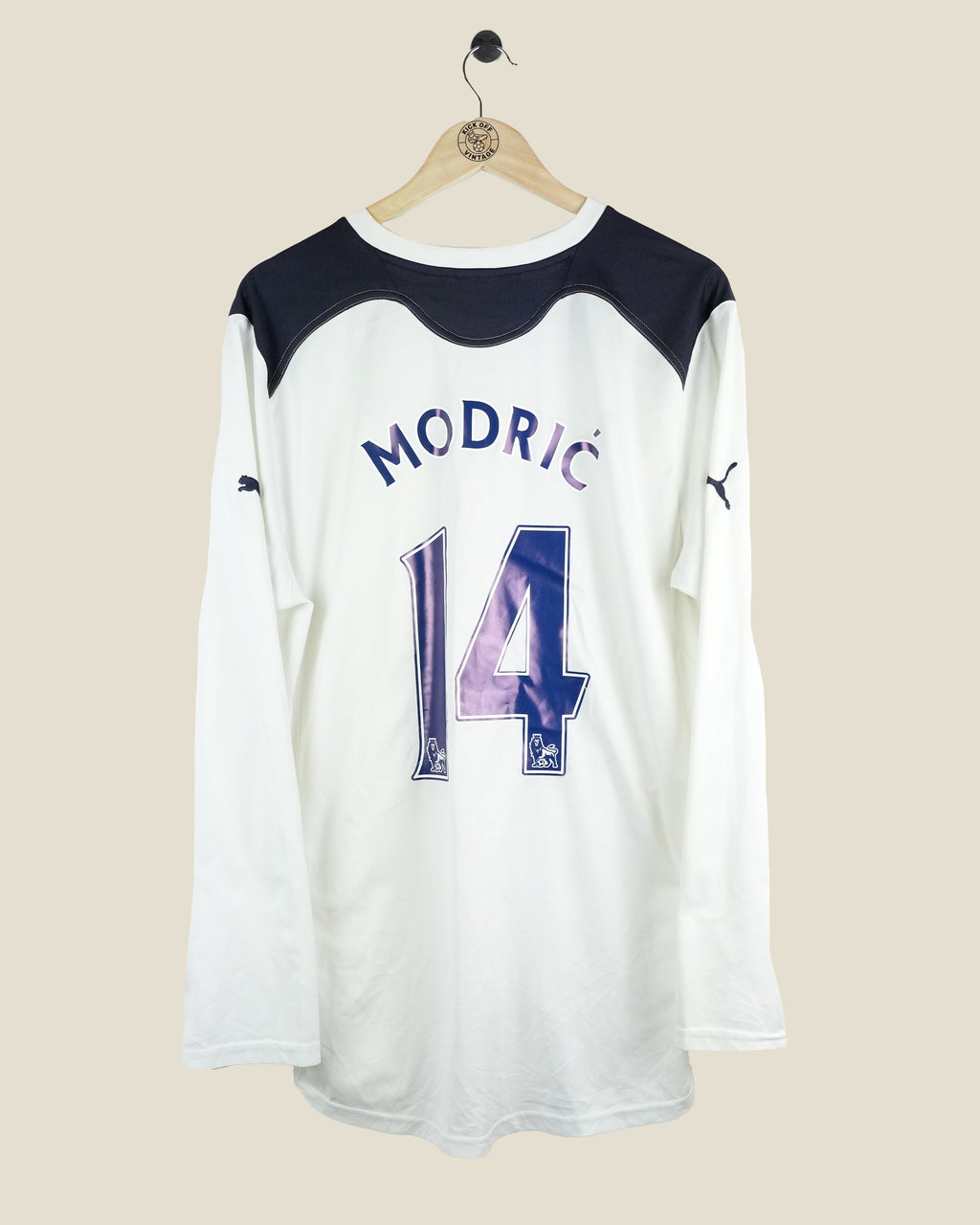 TOTTENHAM HOTSPUR 2010/11 MODRIC HOME L/S SHIRT (L) PUMA