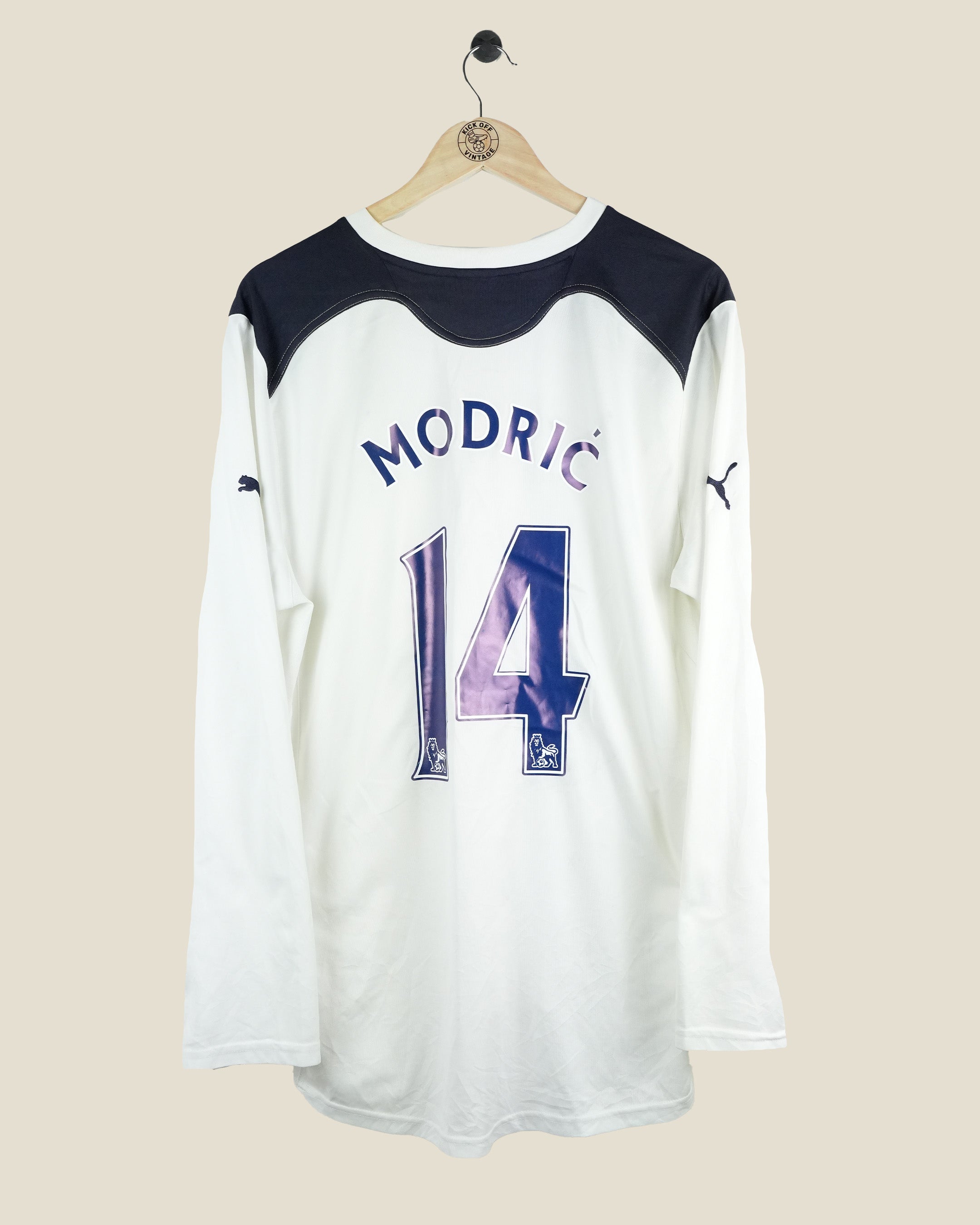 TOTTENHAM HOTSPUR 2010/11 MODRIC HOME L/S SHIRT (L) PUMA
