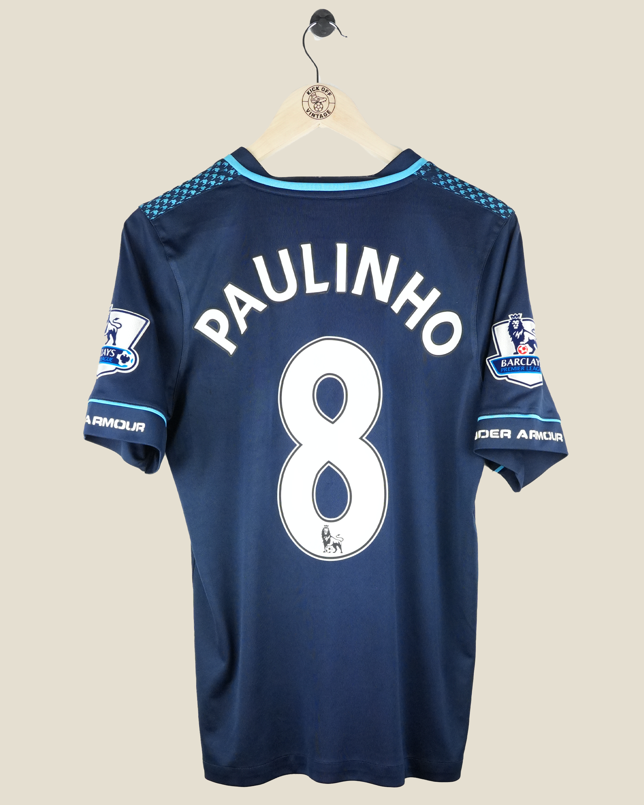 TOTTENHAM HOTSPUR 2013/14 PAULINHO THIRD SHIRT (M) UNDER ARMOUR