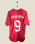 TURKEY 2006 HAKAN SUKUR HOME SHIRT (L) NIKE