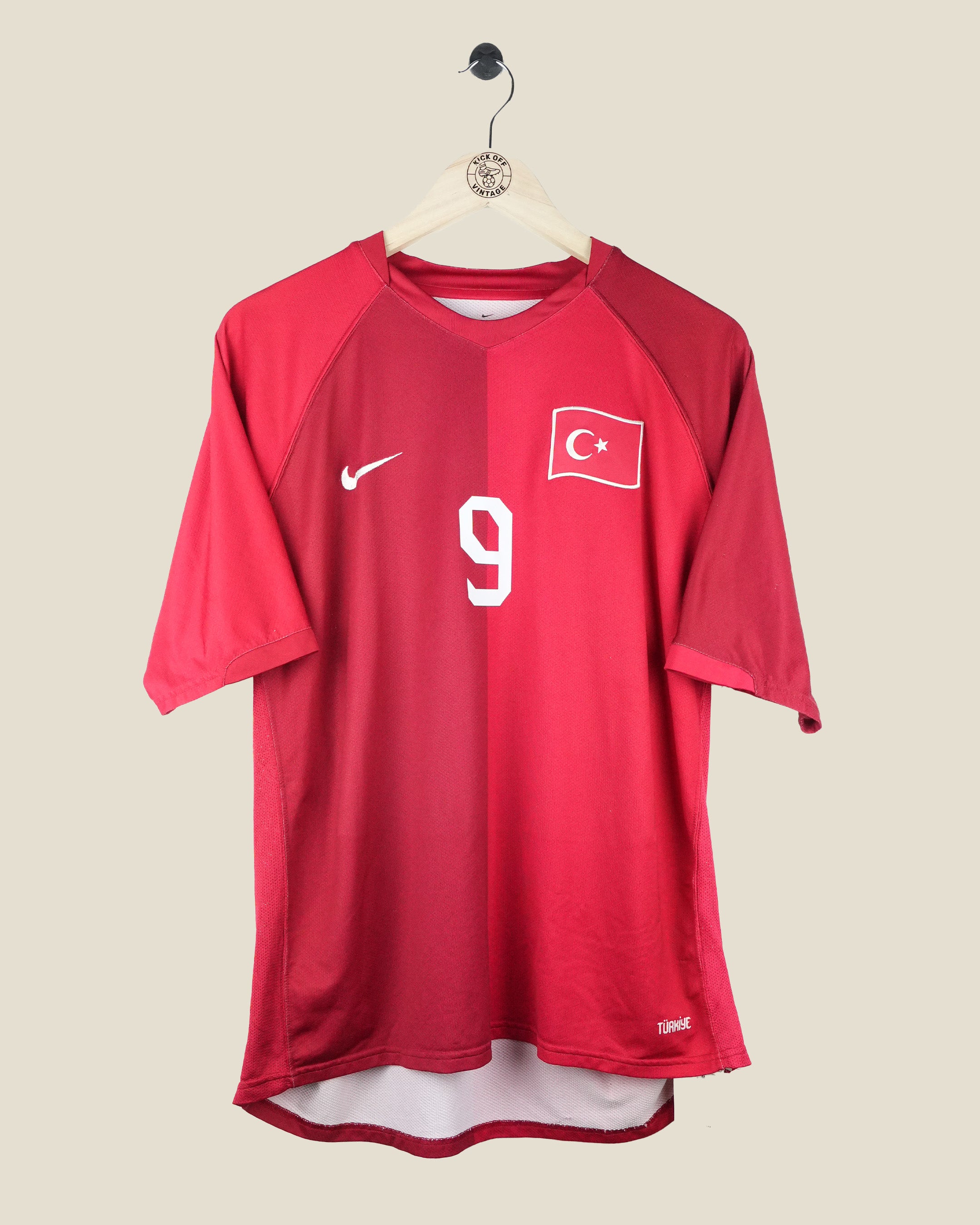 TURKEY 2006 HAKAN SUKUR HOME SHIRT (L) NIKE