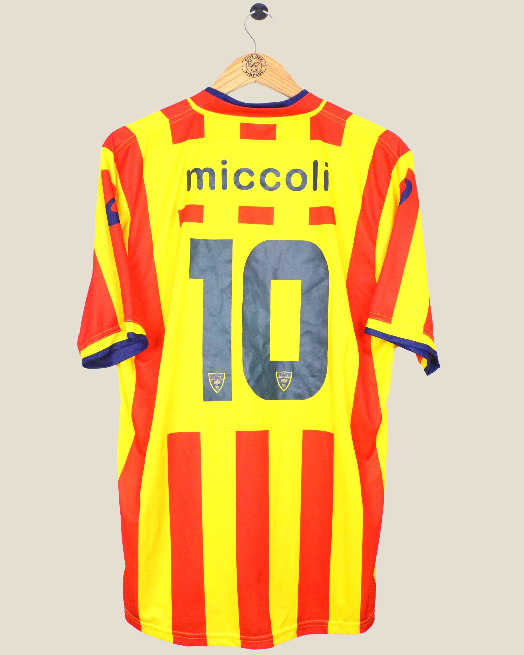 LECCE 2012/13 MICCOLI HOME SHIRT (XXL) ASICS