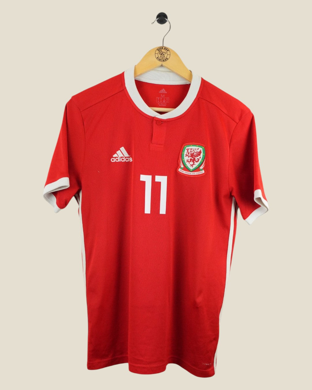 WALES 2018 BALE HOME SHIRT (M) ADIDAS