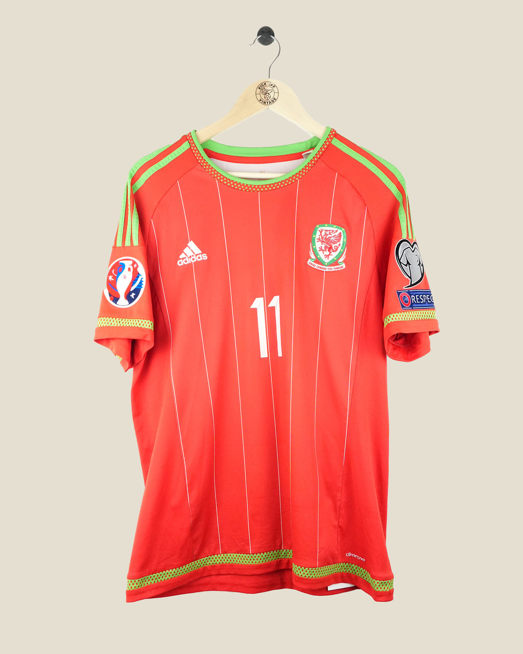 WALES 2016 BALE HOME SHIRT (L) ADIDAS