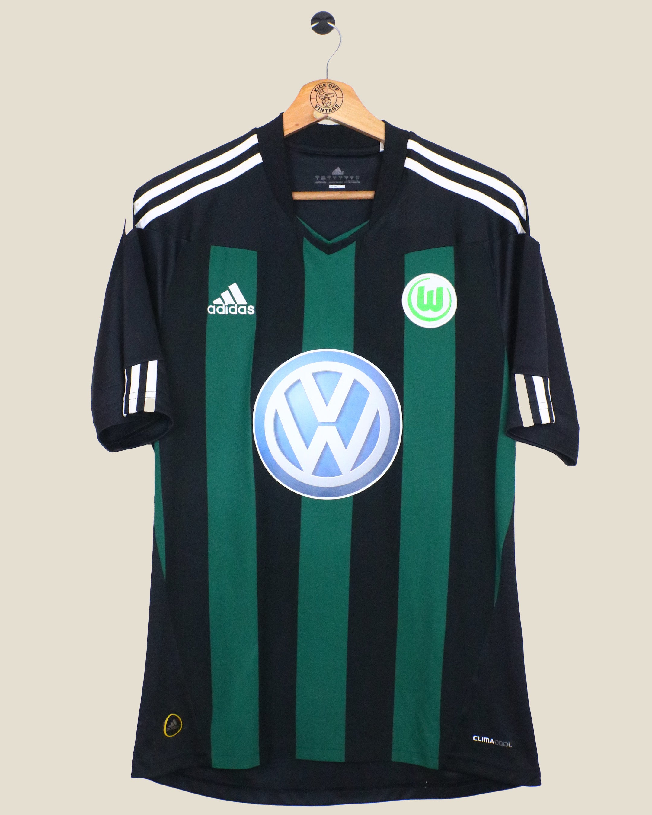 WOLFSBURG 2010/11 HASEBE AWAY (S) ADIDAS