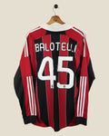AC MILAN 2012/13 BALOTELLI HOME SHIRT L/S (L) ADIDAS