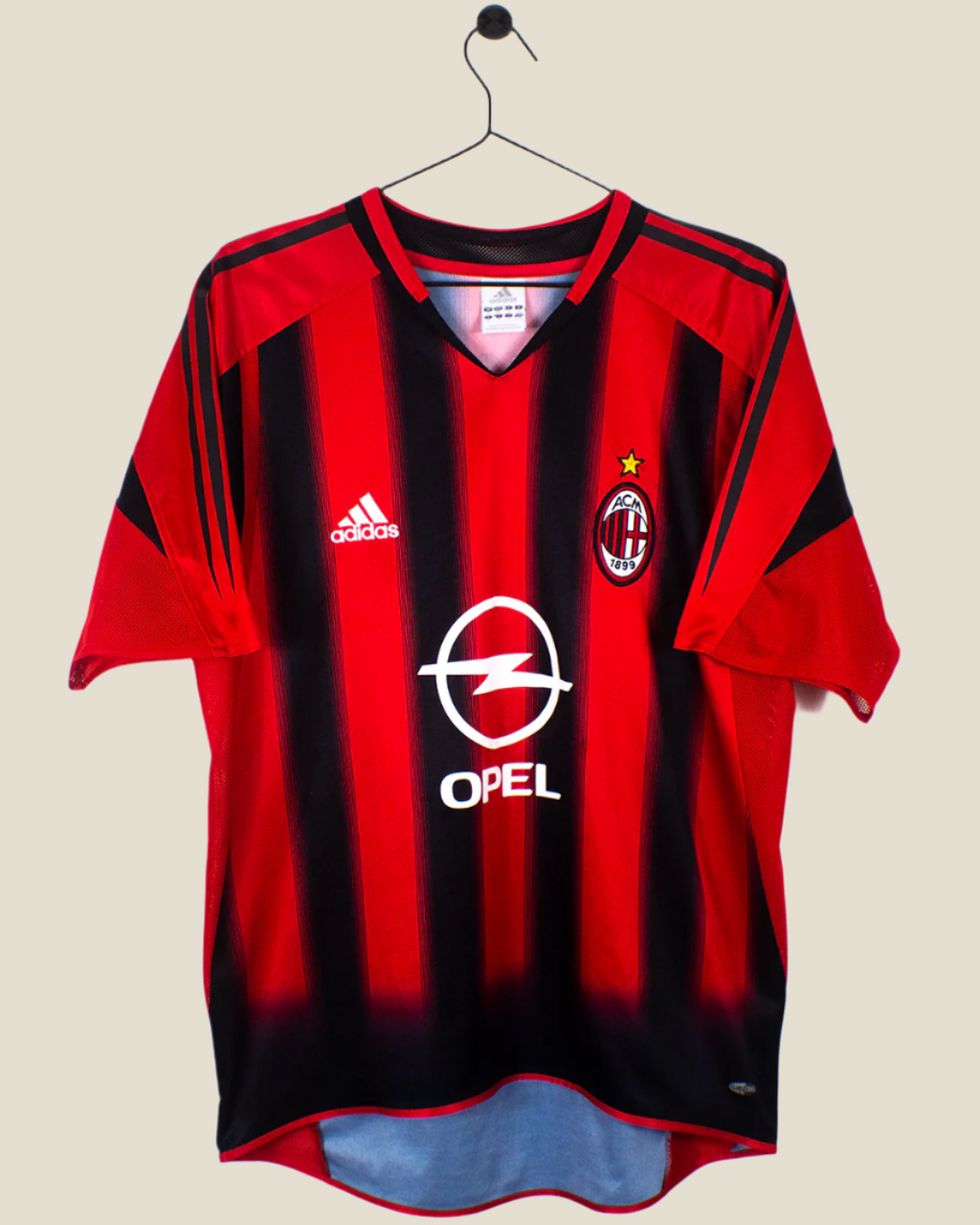 AC MILAN 2004/05 KAKA #22 HOME SHIRT (M) ADIDAS