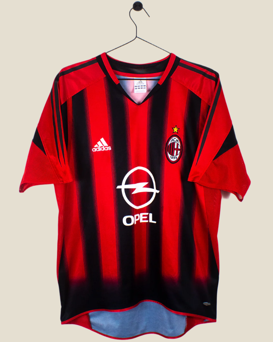 AC MILAN 2004/05 KAKA #22 HOME SHIRT (M) ADIDAS