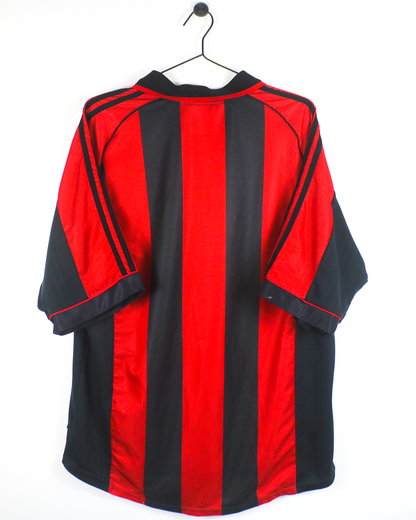 AC MILAN 1998/99 HOME SHIRT (L) ADIDAS