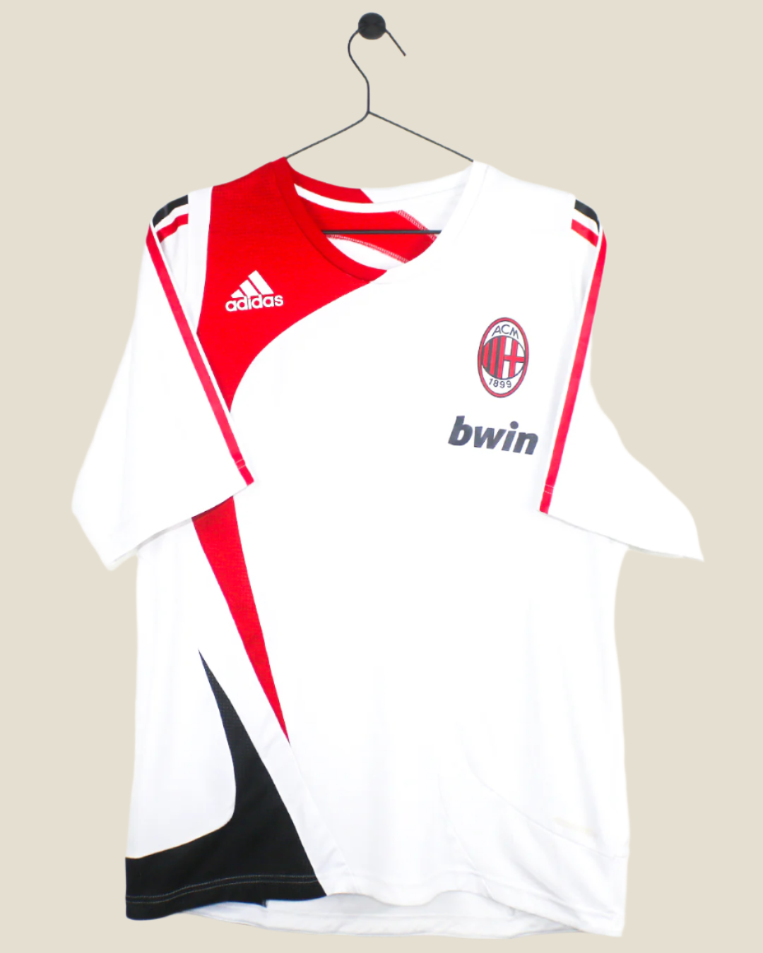 AC MILAN 2007/08 TRAINING SHIRT (L) ADIDAS