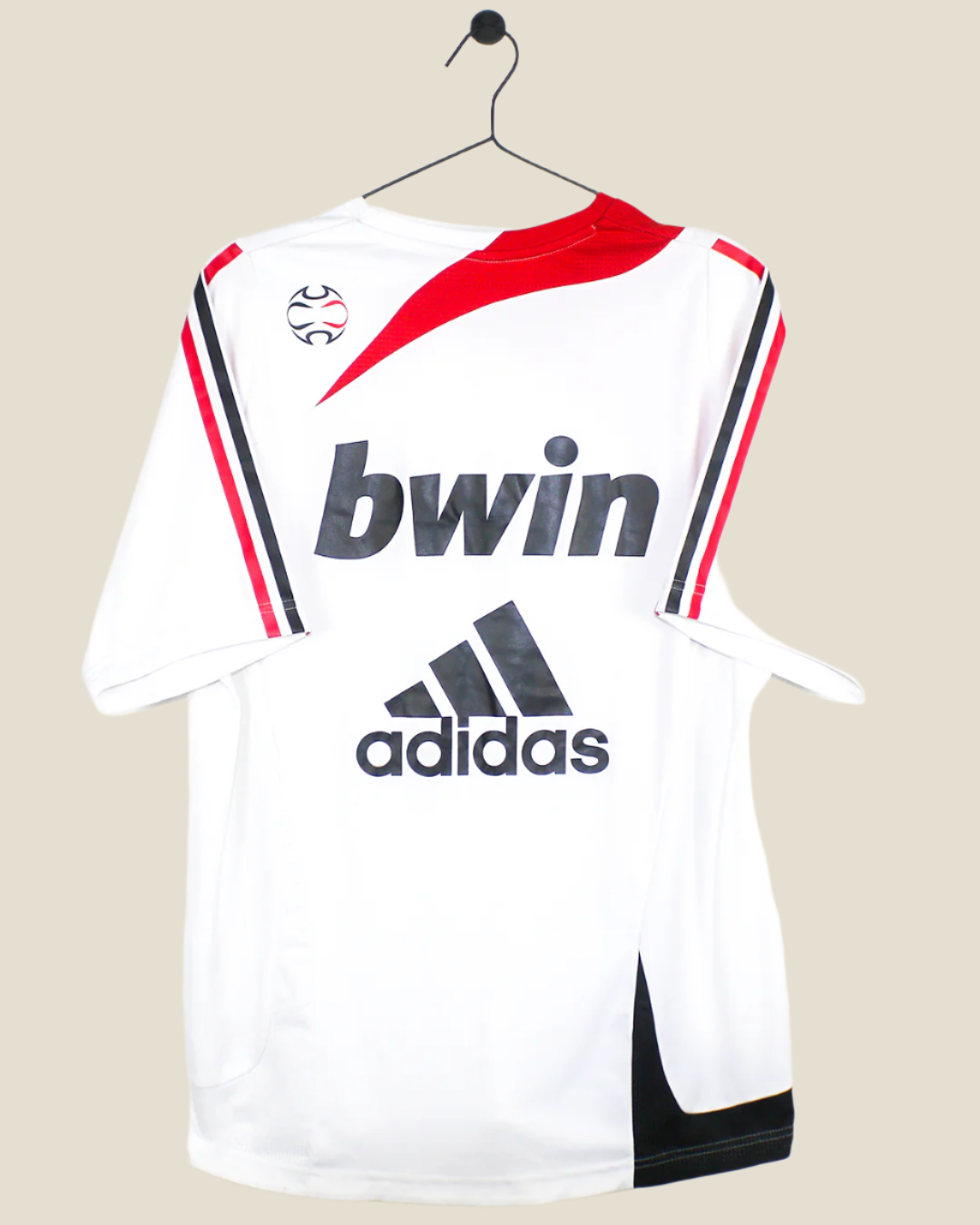AC MILAN 2007/08 TRAINING SHIRT (L) ADIDAS