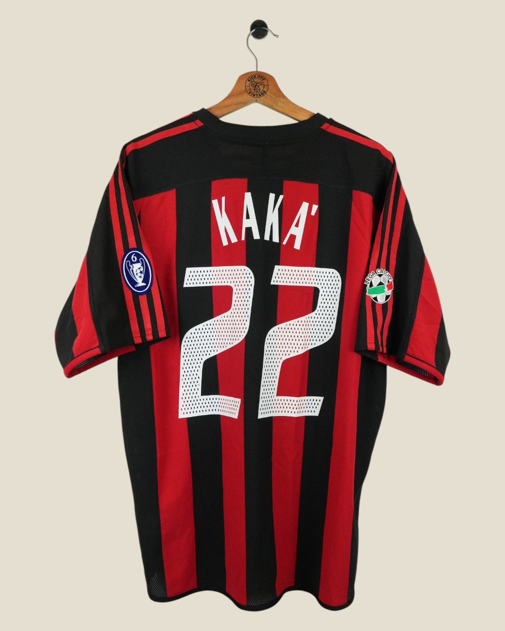 AC MILAN 2003/04 KAKA HOME SHIRT (L) ADIDAS