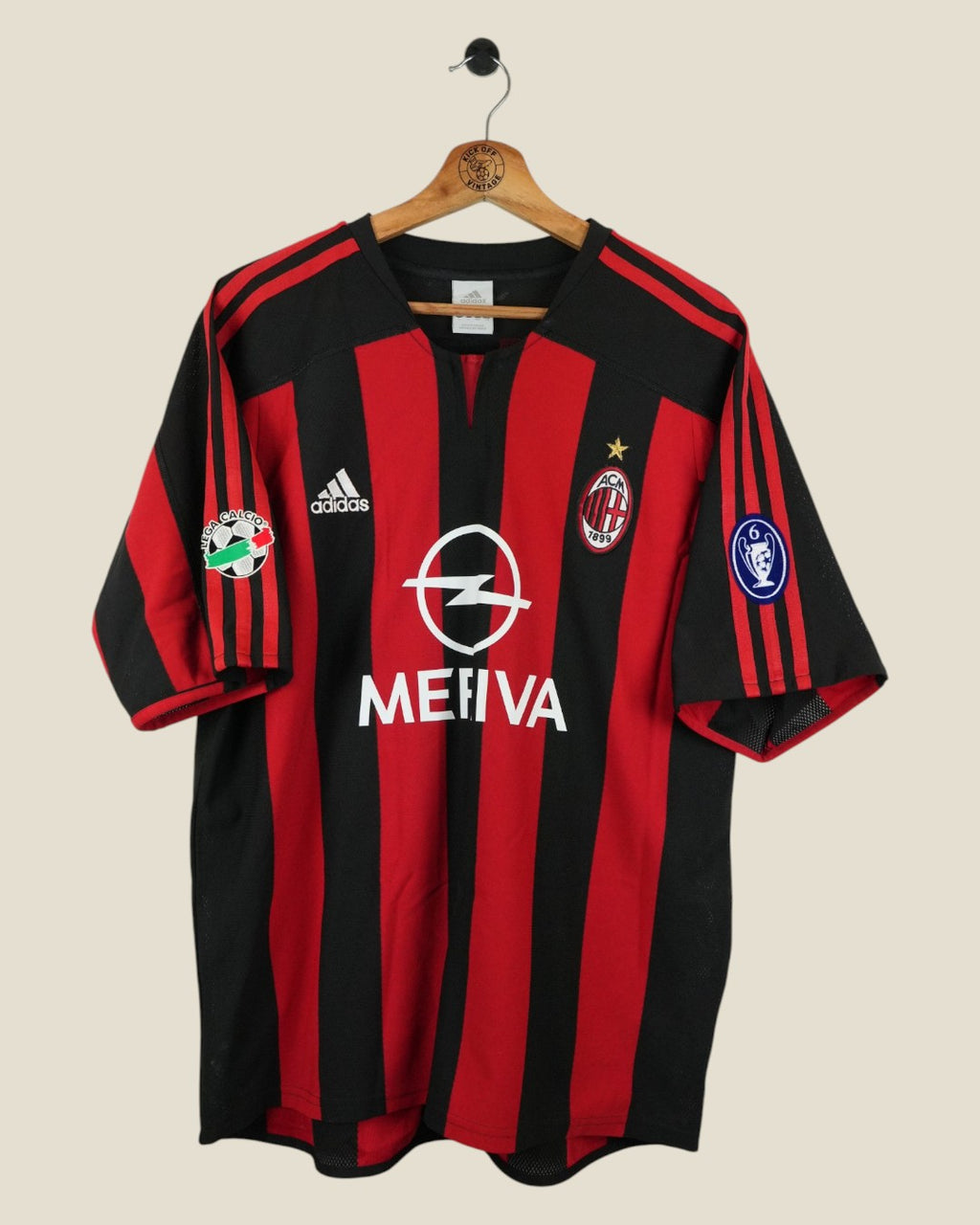 AC MILAN 2003/04 KAKA HOME SHIRT (L) ADIDAS
