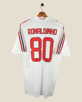 AC MILAN 2007/08 RONALDINHO AWAY SHIRT (M) ADIDAS
