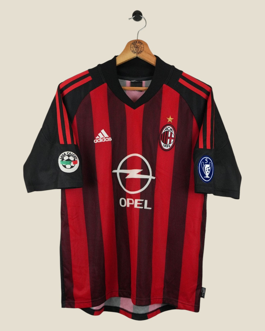 AC MILAN 2002/03 SHEVCHENKO HOME SHIRT (M) ADIDAS